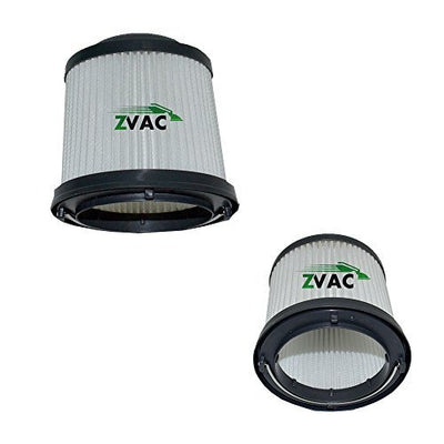 ZVac Replacement for Black and Decker Filters Compatible with Part # 90552433-01 and Fits with Pvg110 Black Vacuum Model - 2 Pack in A Bag