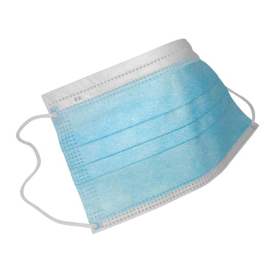 ZVac Disposable Masks - Blue 3-Ply Layer Filter Protective Masks - Comfortable Breathable Fit for Face - Designed for Sanitation - 50 pcs Box
