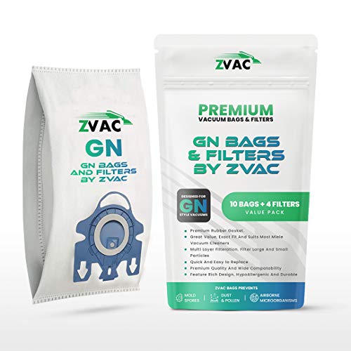 ZVac Replacement Miele Vacuum Bags Compatible with Miele Part 