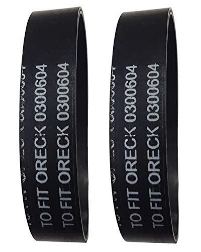 ZVac Replacement Vacuum Belts - Oreck Style UPT Flat Belts- Compatible with All Oreck Upright Vacuum Cleaners - 2 Pack