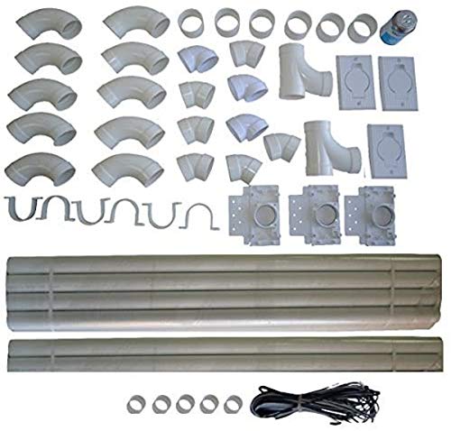 ZVac Compatible Installation Kit Replacement for All Central Vacuum Includes ...