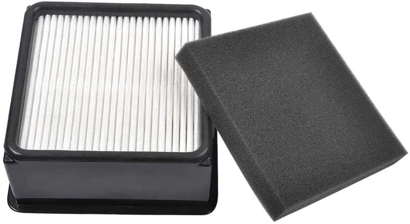 Dirt Devil F66 HEPA Filters - Compatible with Dirt Devil Uprights Models UD70100 Featherlite, UD70110 Vigor Tubro, UD70105 Breeze Cyclonic Bagless - Restores Part 304708001. (2)