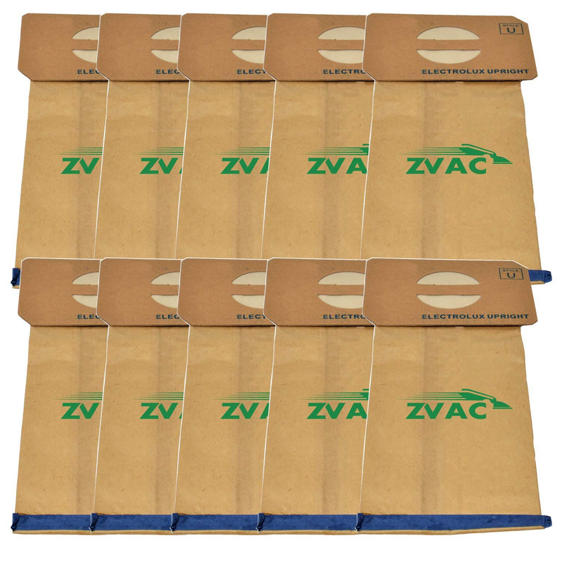 ZVac 15Pk Compatible Vacuum Bags Replacement for Electrolux Style U Vacuum Bags. Replaces Parts