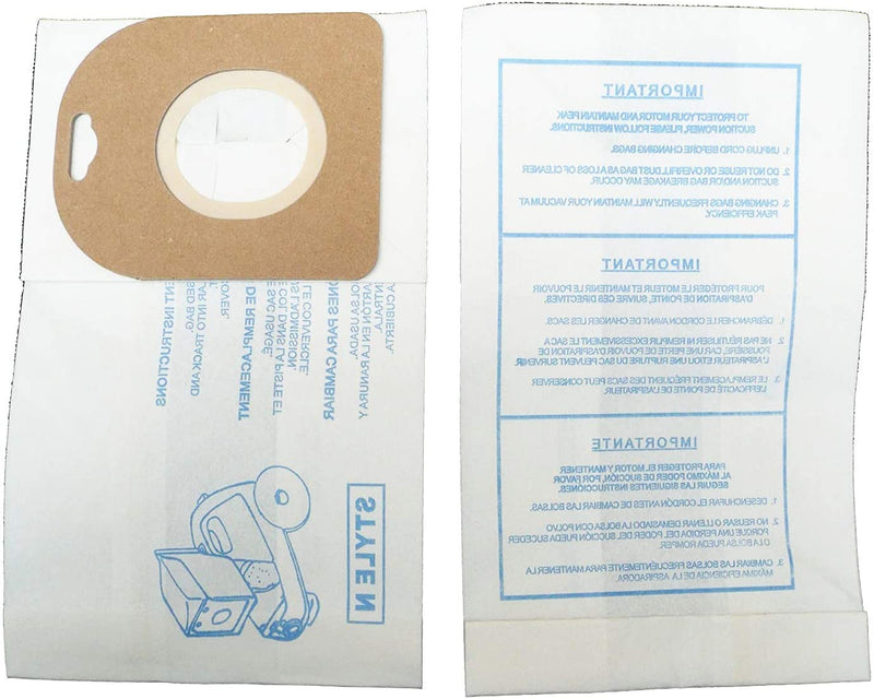 Eureka Style N Mighty Mite Vacuum Bags - Compatible with Eureka Might Mite 57988, 57988A, 57988-12, 57989, 57989-12, (Filteraire), 54920-10, 3600 - 3650 Series (10)