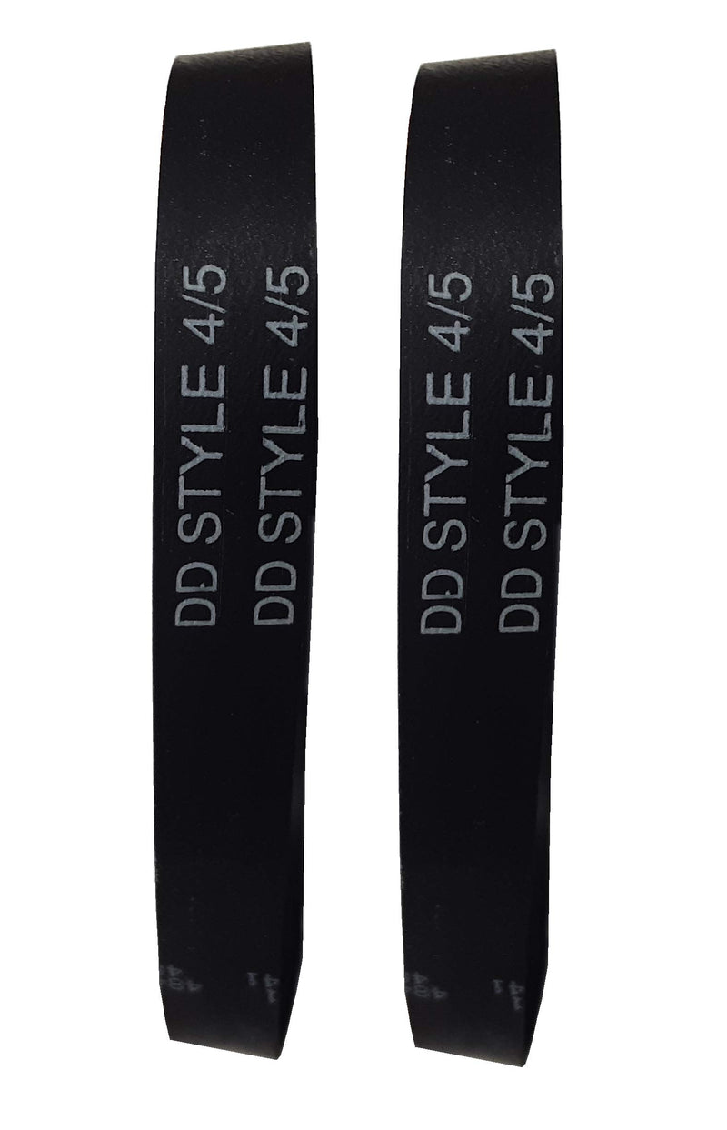 ZVac Replacement Vacuum Belts - Dirt Devil Style 4 & 5 Flat Belts- Replaces P...