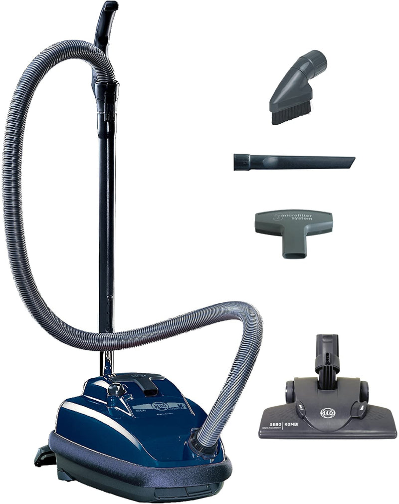 Sebo Vacuums 9679AM Airbelt K2 Kombi Canister Vacuum, Dark Blue - Corded : ZVac