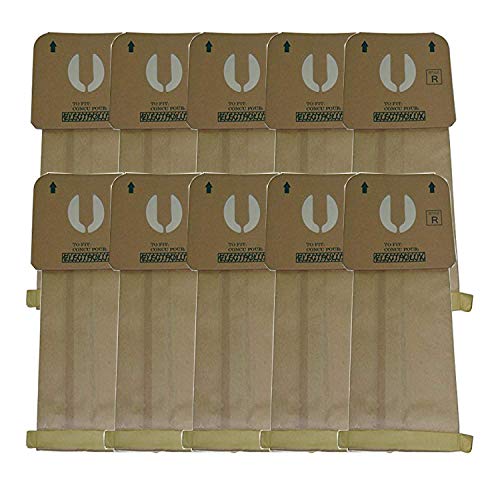 Electrolux Renaissance MicroFiltration Style R Premium Vacuum Bags; Fits Electrolux Renaissance, Epic 8000, Guardian Series, Also Fits The LUX 9000 Model Vacuum Cleaners, by ZVac (10)