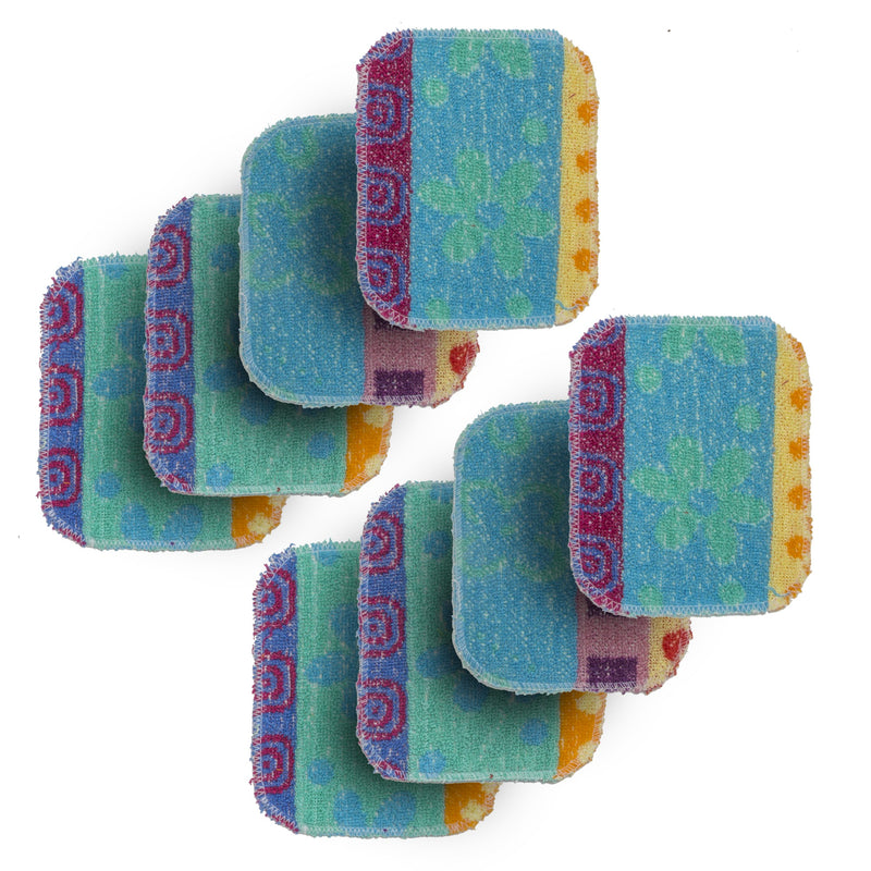 Reusable Dish Scrubber Sponge Set - Non-Scratch Scouring Pads & Scrubbing Clo...