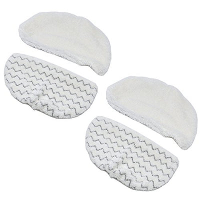 ZVac Replacement Bissell Steam Mop Pads Compatible with Bissell Powerfresh Steam Mop Fits 2181, 2075A, 2075H, 2075Q, 19404, 1806, 15441, 1544, 15443, 15446, 15448, 1544A, 1544B, 1940 & More - 4 Pack