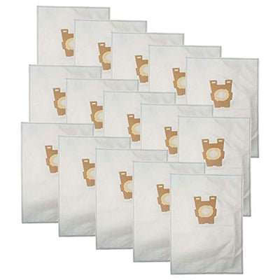 ZVac 15Pk Cloth Vacuum Bags for Kirby Style F Fits Ultimate G Diamond Edition, Ultimate G Series, Gsix, Sentria (Year 2009+) Part# 204808, 204808GW : ZVac